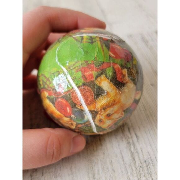 Christmas kitten cats AS IS ball ornament Xmas - Picture 4 of 11